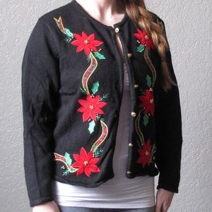 Small Black "Ugly" Christmas Sweater